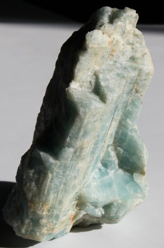 aquamarine large raw crystal natural colour ethical source