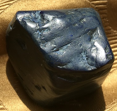 polished azurite ethically sourced