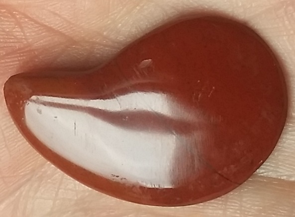 red jasper cabochon ethically sourced