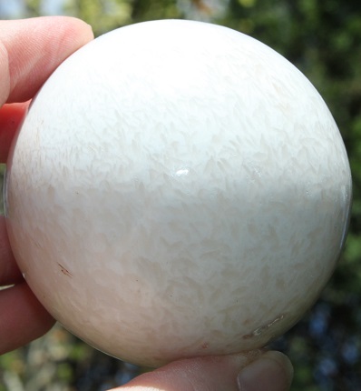 Scolecite sphere, ethically sourced